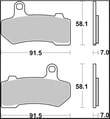 BREMBO BRAKE PAD FREN BALATASI SA SINT FR/RR KOD:17213752