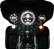 CUSTOM DYNAMICS 7 BLACK LED HEADLAMP ECE KOD:20011747