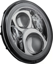 CUSTOM DYNAMICS 7 LED HALO HEADLIGHT WITH H4 W KOD:20012377