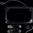 CUSTOM DYNAMICS FRAME LICENSE PLATE LIGHTED BL KOD:20302348