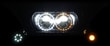 CUSTOM DYNAMICS HEADLIGHT FLTR CHROME KOD:20011545
