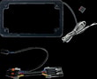 CUSTOM DYNAMICS LICENSE PLATE FRAME SXS RZR BL KOD:20302391