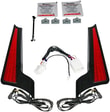 CUSTOM DYNAMICS LIGHT FASCIA 06-09BLK/RED KOD:20402520