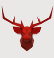 Deer Head Kırmızı