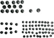DRAG SPECIALTIES COVERS BOLT 07-08 FL BLK KOD: 24010701