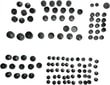 DRAG SPECIALTIES COVERS BOLT 09-16 FL BLK KOD: 24010699