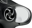 DRAG SPECIALTIES MIRROR 2VSN FRG MNT FLHT KOD: 06400652