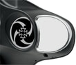 DRAG SPECIALTIES MIRROR CHR FRG MNT FLHT KOD: 06400651