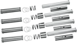 DRAG SPECIALTIES PUSHROD TUBE SETİ L79-84BT KOD: DS193761