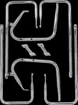 DRAG SPECIALTIES RAIL S/B CHR FLT 09-13 KOD:3501-1247