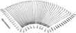 DRAG SPECIALTIES SPOKE SET - JANT TELİ SETİ 21SS WG/DC KOD: 02110119