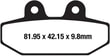 EBC BRAKE PAD FREN BALATASI SINTERED HH KOD:17212768