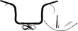 FAT BAGGERS INC. HANDLEBAR GİDON BL.RT 1.251221+FL KOD: 06016042