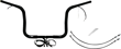 FAT BAGGERS INC. HANDLEBAR GİDON BL.RT 1.251216-20 KOD: 06016036