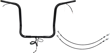 FAT BAGGERS INC. HANDLEBAR GİDON BL.RT 1.251614-15 KOD: 06016034