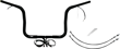 FAT BAGGERS INC. HANDLEBAR GİDON BL.RT 1.251214-15 KOD: 06016030
