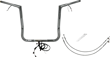 FAT BAGGERS INC. HANDLEBAR GİDON FT C 1.25166-20FL KOD: 06016111