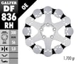 GALFER BRAKE DISC FREN DİSKİ FIXED SKULL KOD:17104236