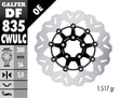 GALFER BRAKE DISC FREN DİSKİ FLOAT WAVE BLACK CO KOD:17104600