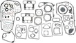 GASKET COMPL FLT.FXR 5SPD