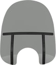 MEMPHIS SHADES WINDWINDSHIELD ÖN CAM FATS 13 7LT BLK SMK NS KOD:23110102