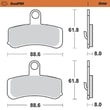 MOTO-MASTER BRAKE PAD FREN BALATASI SINTER FRONT - ÖN KOD:17212821