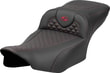 SADDLEMEN SEAT ROADSOFA DRAGON RED STITC KOD:08012080