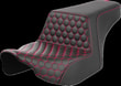 SADDLEMEN SEAT STEP UP HC FRONT RED STIT KOD:08011828