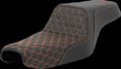 SADDLEMEN SEAT STEP UP HC ORANGE STITCH KOD:0804-0808