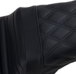 SADDLEMEN SEAT STEPUP TR  LS BLCK KOD:0802-1381