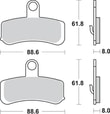 SBS BRAKE PAD FREN BALATASI SINT FR KOD:17211776