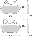 SBS BRAKE PAD FREN BALATASI SINT FR KOD:17211772