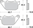 SBS BRAKE PAD FREN BALATASI SINT REAR - ARKA KOD:17211752