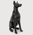 Sitting Doberman