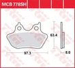 TRW BRAKE PAD - FREN BALATASI 44082-00C KOD:17211292