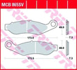 TRW BRAKE PAD - FREN BALATASI SINTER FRONT STREET KOD:17211931