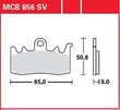 TRW BRAKE PAD - FREN BALATASI SINTER FRONT STREET KOD:17212064