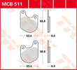TRW BRAKE PAD - FREN BALATASI TRW MCB511 KOD:17220382