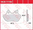 TRW BRAKE PAD - FREN BALATASI TRW MCB777SV KOD:17211171