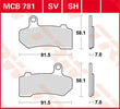 TRW BRAKE PAD - FREN BALATASI TRW MCB781SH KOD:17211173