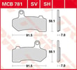 TRW BRAKE PAD - FREN BALATASI TRW MCB781SV KOD:17211174