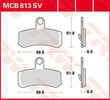TRW BRAKE PAD - FREN BALATASI TRW MCB813SV KOD:17211196
