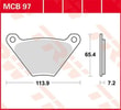 TRW BRAKE PAD - FREN BALATASI TRW MCB97 KOD:17220585