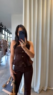 Acı Kahve Arum Denim Takım