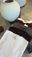 Beyaz Dilvin Dekoratif Yaka T-shirt