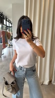 Beyaz Dilvin Lucia T-shirt