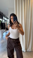 Beyaz Lees Bodysuit