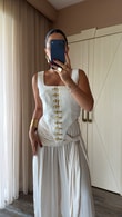 Beyaz Maria Bluz