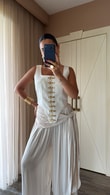 Beyaz Maria Bluz