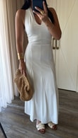 Beyaz Paula Elbise 